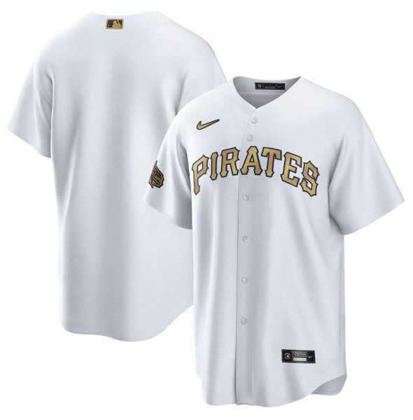 Pittsburgh Pirates Blank White 2022 All-Star Cool Base Stitched Baseball Jersey,We sell and wholesale Pittsburgh Pirates Blank White 2022 All-Star Cool Base Stitched Baseball Jersey on line form chian!